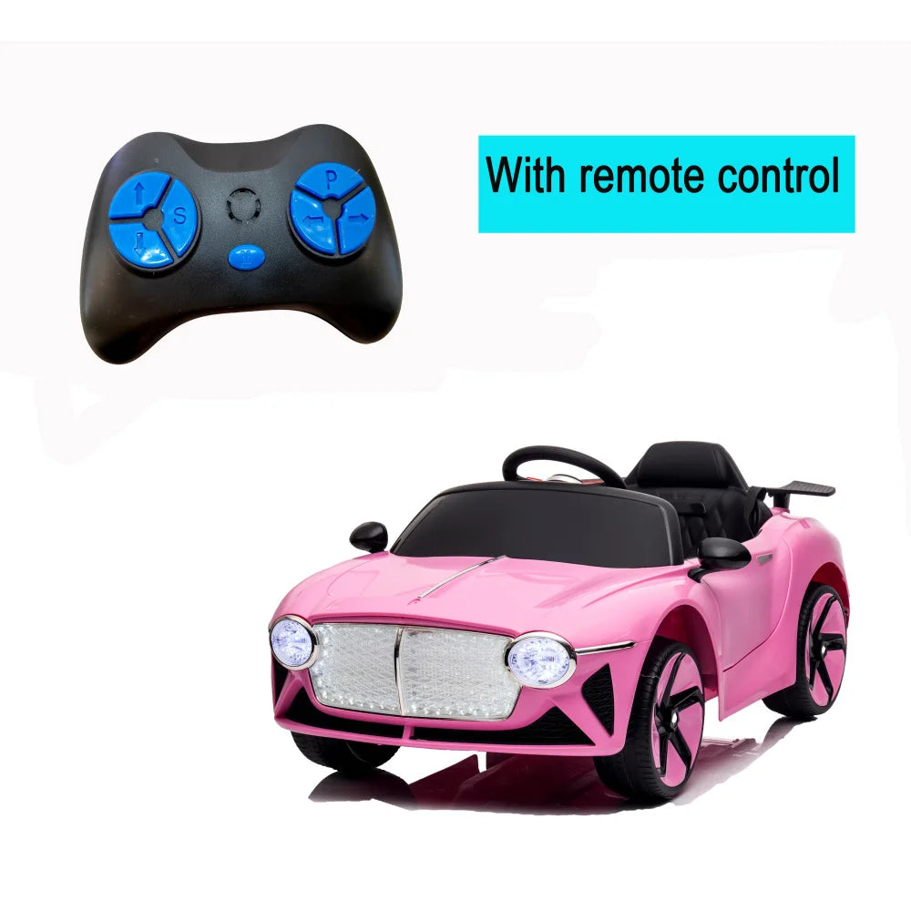 12V Kids Ride-On Car w/ Remote & PU Seat | 1-Seater