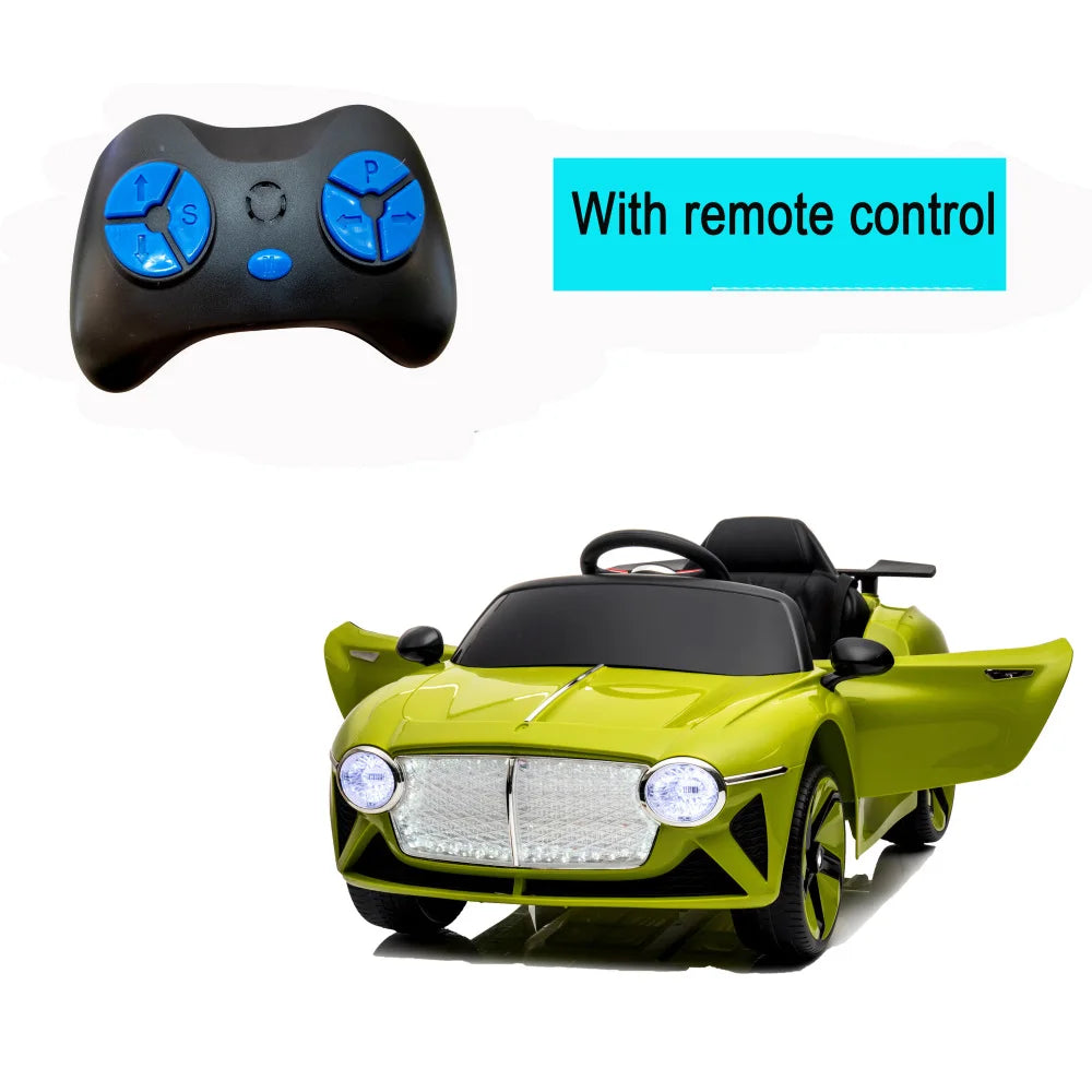 12V Kids Ride-On Car w/ Remote & PU Seat | 1-Seater